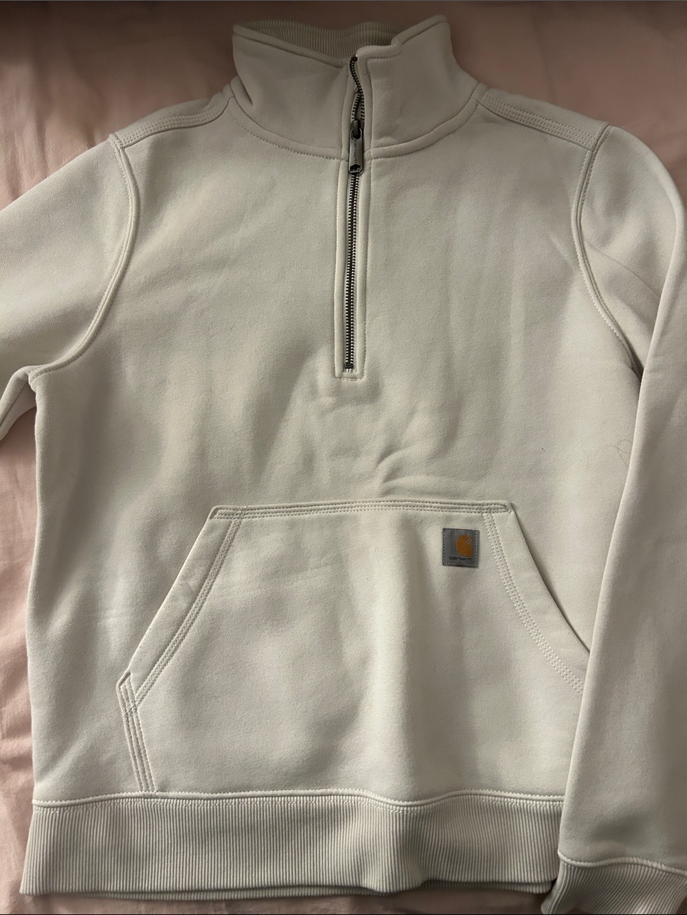 Carhartt Women’s Cream Quarter-Zip Sweatshirt